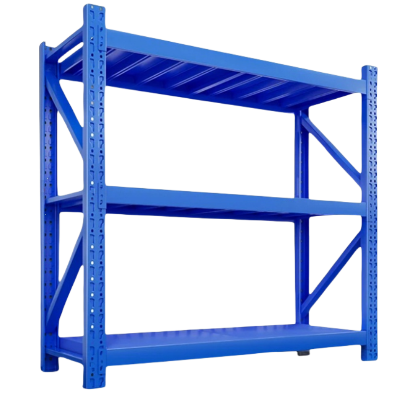 汇微星蓝色三层货架高清大图