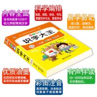 学前识字大王[厚本256页]带音频 识字大王书幼儿园学前教材看图识字大全3-6岁幼小衔接早教启蒙书