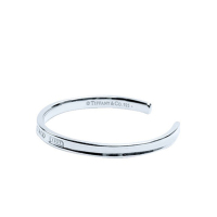 蒂芙尼TIFFANY&CO.经典1837 窄版开口手镯 925银手镯