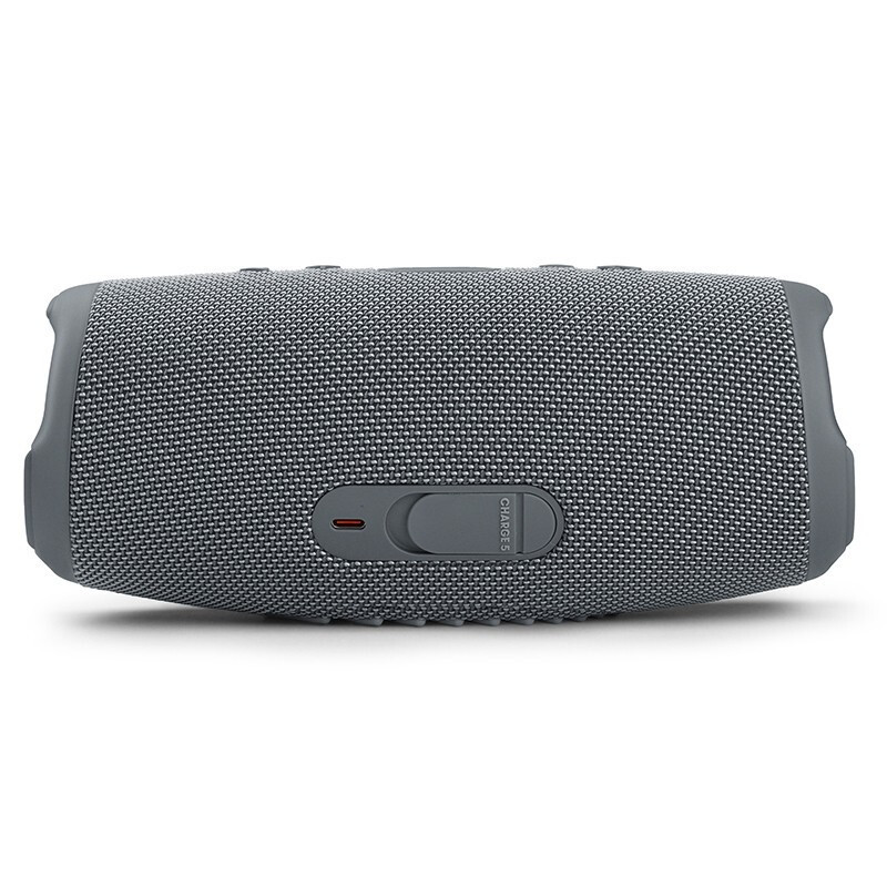 JBL CHARGE5 音乐冲击波五代 便携式蓝牙音箱+低音炮 户外防水防尘 灰色 桌面音响增强版赛道扬声器