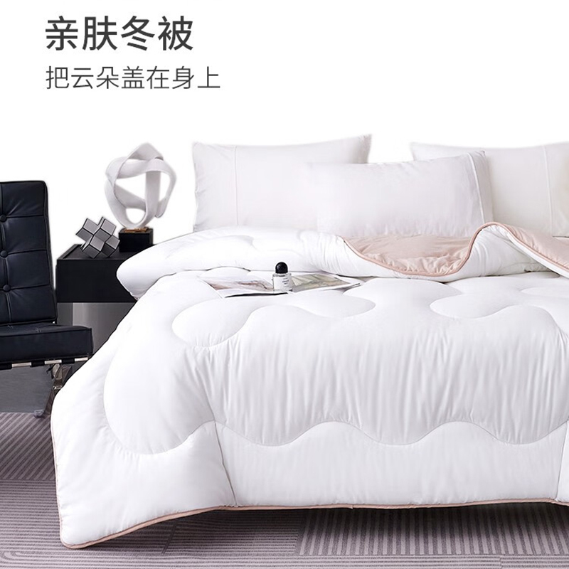 多喜爱纤维被被芯2.5kg云柔亲肤舒适冬被203*229cm高清大图