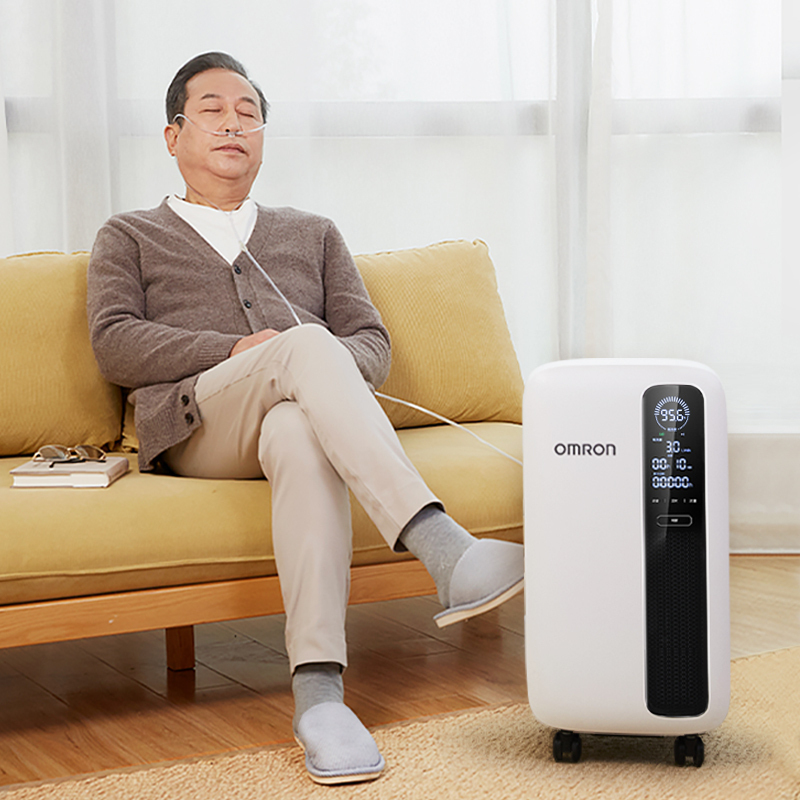 欧姆龙(OMRON)医用制氧机 3L家用吸氧机 轻音遥控语音款氧气机Y-311W(带雾化)