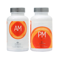新效期-美国美商婕斯(Jeunesse)AMPM套装早晚系列AM/PM片剂60粒/瓶装*2膳食营养补充剂香港版