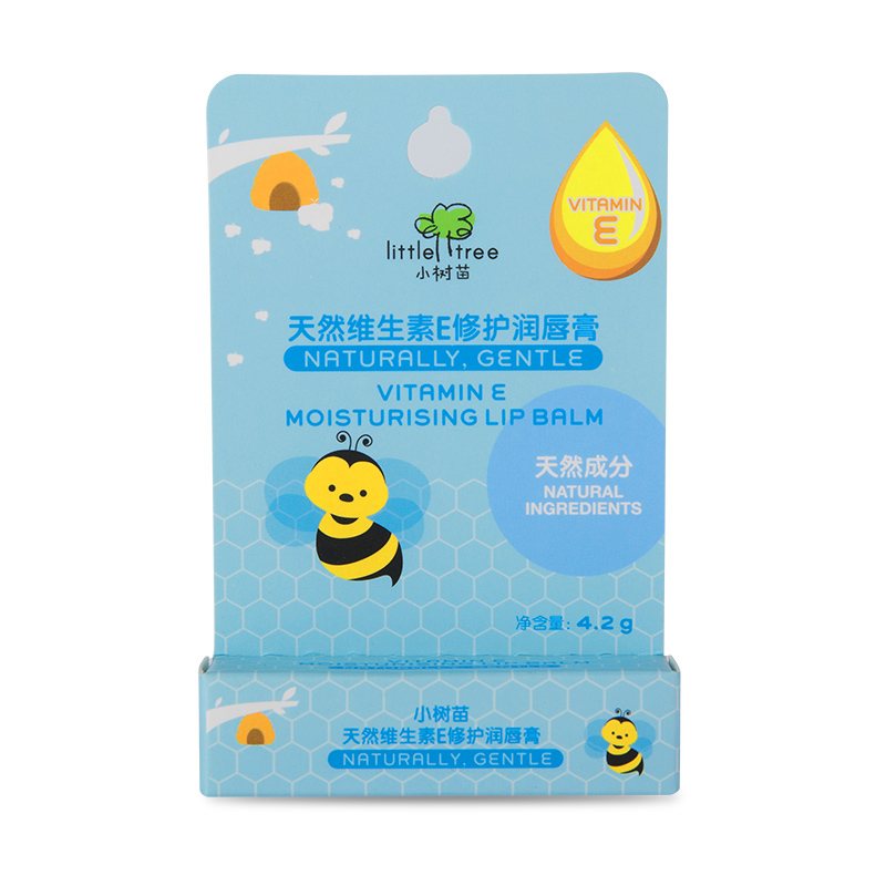 英国小树苗(little tree)润唇膏4.2g无香味天然维生素E修护母婴幼儿童