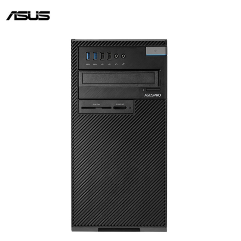 华硕(ASUS) D630MT 商用台式电脑主机(i5-6500 4G 1TB+128G 2G独显 无光驱 W7 黑)