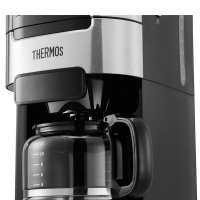 膳魔师(THERMOS)咖啡机EHA-3422E全自动美式咖啡机家用商用滴漏豆粉两用