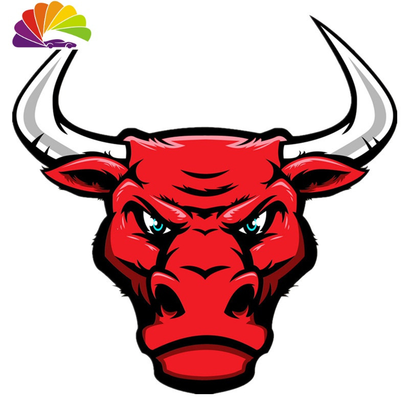 拉花纸拉力赛贴花汽车个性创意霸气赛车车贴款式四红牛牛头2525cm视频