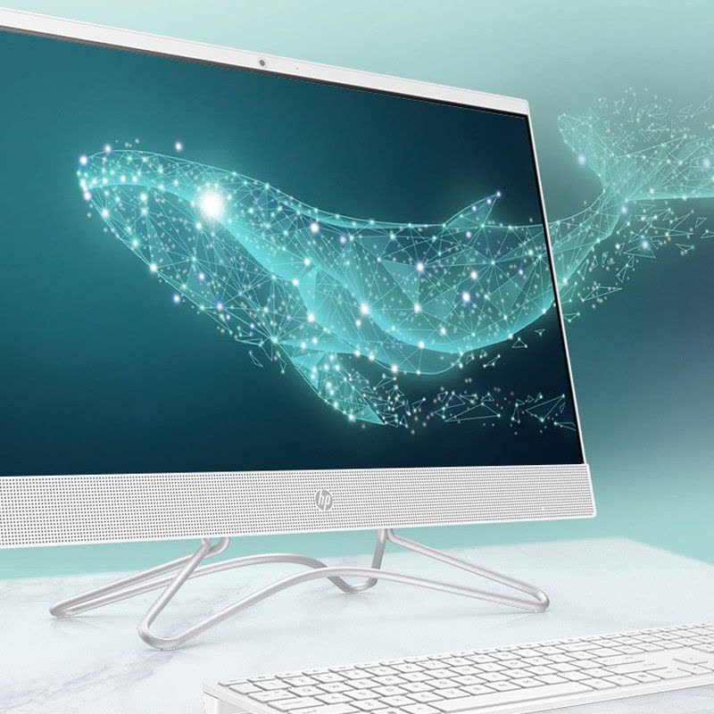 惠普(HP)小欧24 23.8英寸办公上网学习娱乐台式一体机电脑 十一代i3-1115G4 8G 512GSSD wifi蓝牙 高色域 三边窄边框 两年保修 带无线键鼠 白图片