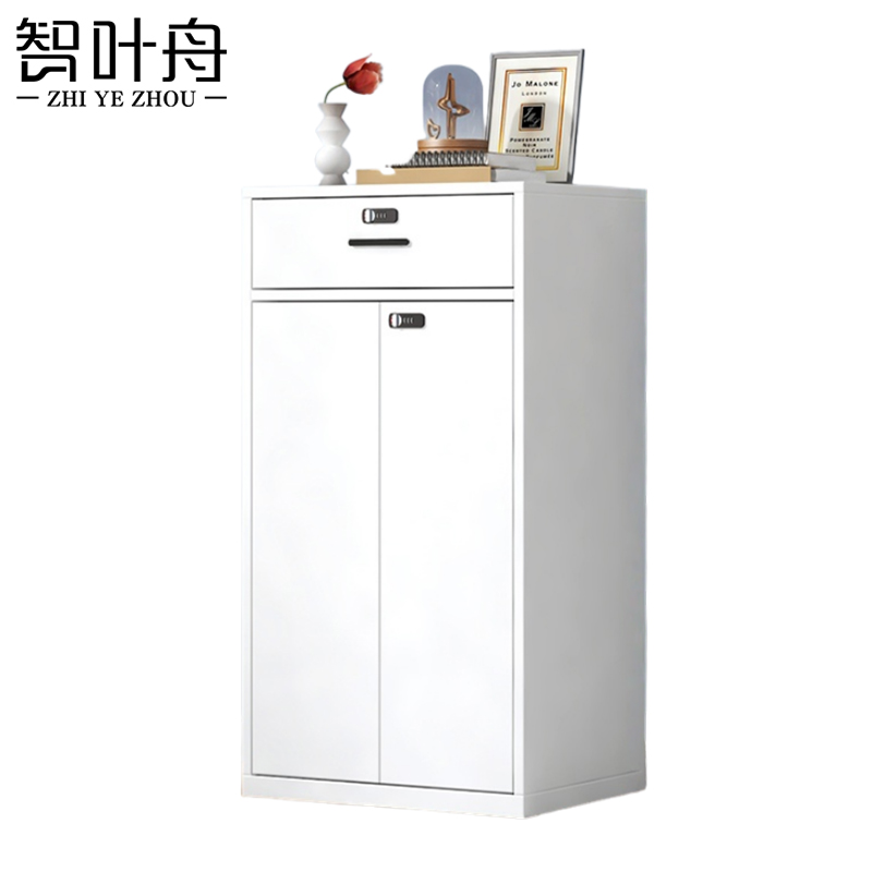 智叶舟矮柜文件柜两门一抽60*40*109cm台高清大图