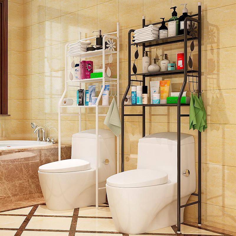 卫生间浴室置物架厕所落地马桶架子脸盆洗手间洗衣机收纳用品整理用具