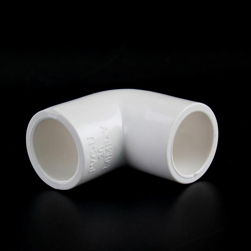 PVC水管配件4分弯头接头卡胶水管件 20mm