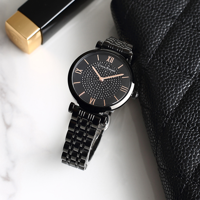 英国clous krause时尚满天星石英表女表 cko18s011a