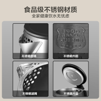 美的(Midea)电水壶MK-SH17X103家用烧水壶1.7升1800W大功率全自动断电办公室开水茶壶电热水壶烧开水壶
