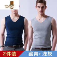 YANXU运动速干无袖坎肩男背心无痕薄款冰丝内穿港风潮牌ins吸汗背心男