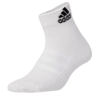 adidas 阿迪达斯袜子运动袜男士纯棉长筒袜子篮球袜足球袜女中筒棉袜三双装 混色 DZ93 3538