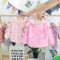 女童棉衣加绒2020新款1一6岁女宝宝冬装棉服洋气儿童加厚棉袄外套 粉红色 90 码