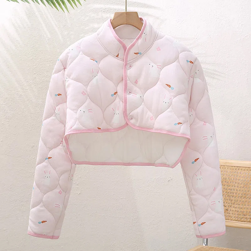 冬季护肩保暖睡觉棉质女士坐月子防寒长袖护肩颈神器护肩膀坎肩烈珺