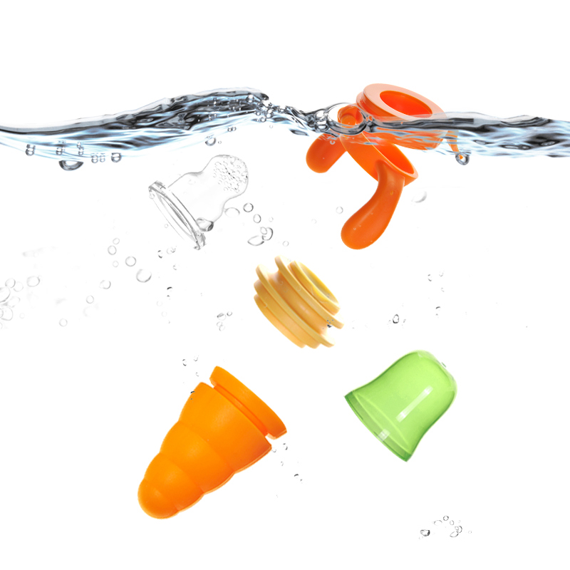 新贝 咬咬袋 果蔬咬咬袋 儿童磨牙棒辅食训练器手柄款 XB-9008