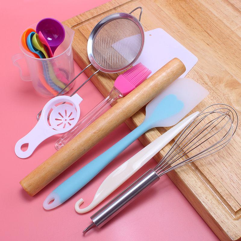 烘焙工具擀面杖烧烤刷子量杯套装打蛋器家用烤箱做蛋糕工具全套敬平