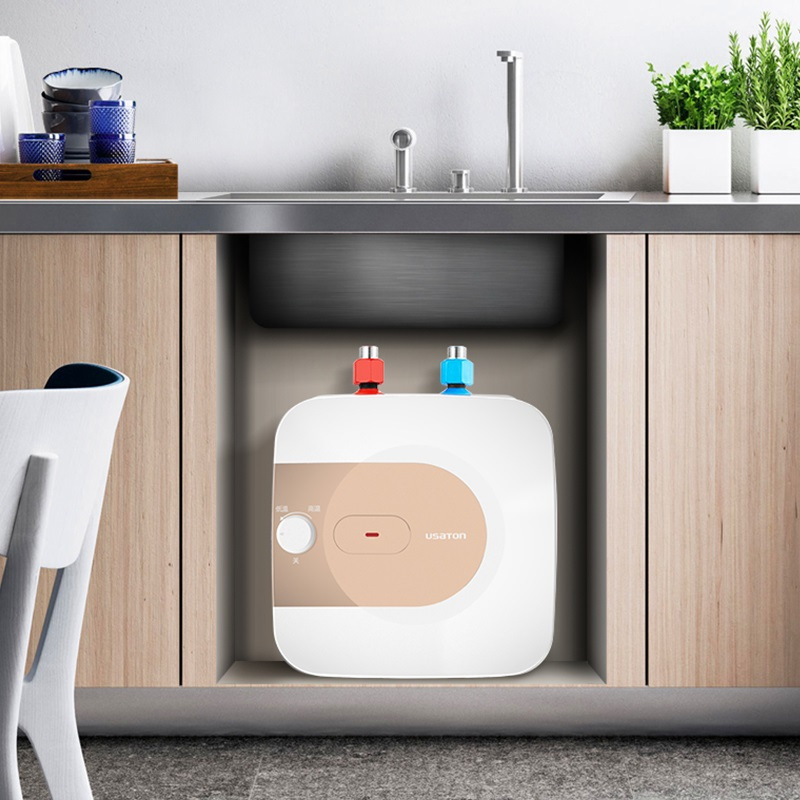 阿诗丹顿小厨宝储水式速热式电热水器6.6L一级能效高效节能1500W上出水KX66-6J15S 6.6L 1500W高清大图