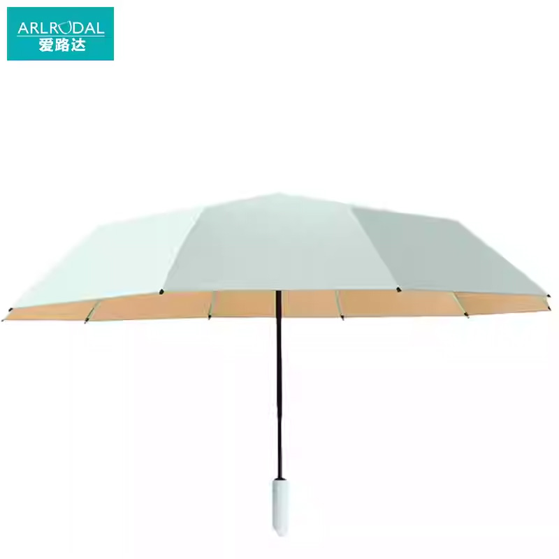 爱路达 自动彩胶晴雨两用遮阳伞10骨 Y51/把高清大图