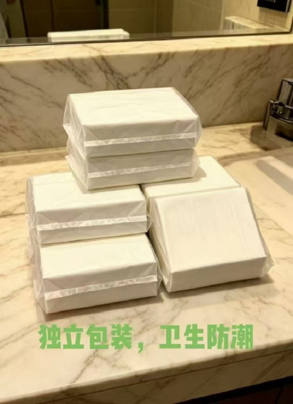 柔沁雅 RQY-200 双层复合擦手纸 210*210mm 200抽/包 20包/箱(计价单位:箱)高清大图