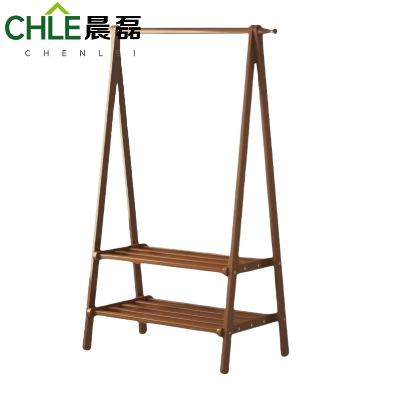 晨磊 衣帽架 茶色(80*46*145cm)个