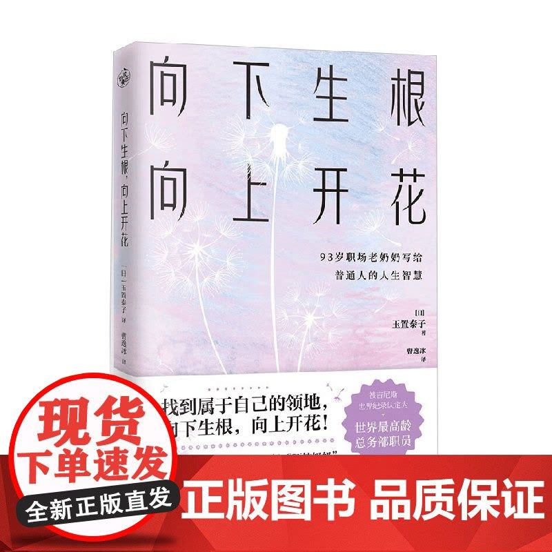 向下生根 向上开花 玉置泰子 著 励志图片