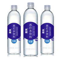 依能加锌无糖无汽弱碱苏打水饮料500ml*15瓶 塑膜量贩装