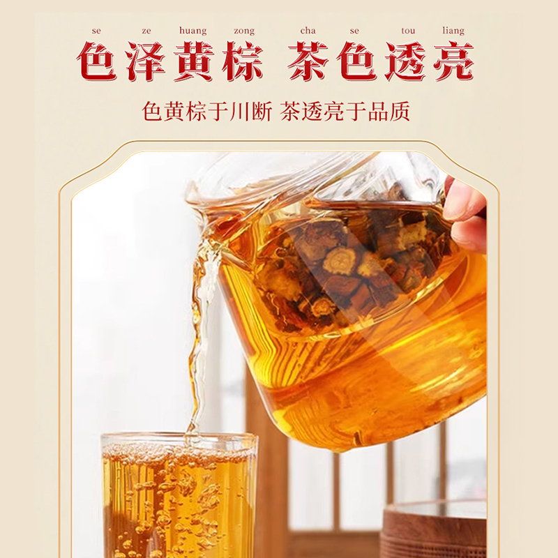 [买1送1共400g]北京同仁堂川断200g泡茶中药材泡水喝川断续茶正品官方旗舰店男性补川段川旦高清大图