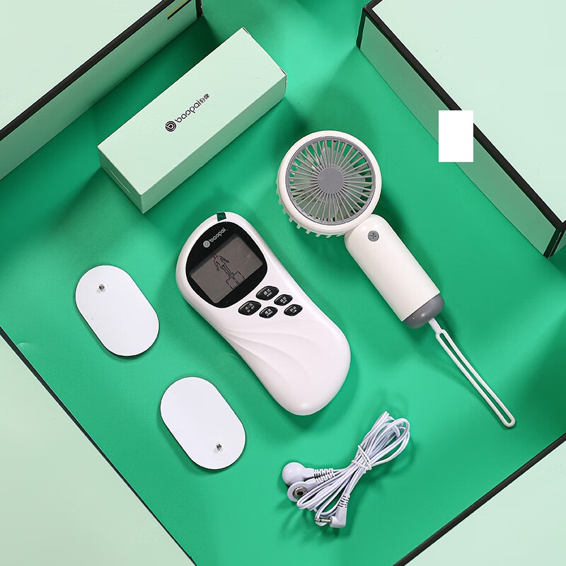 豹牌 套装 BP-T50乐风套装 绿色 手持小风扇 肩颈按摩椅组合高清大图