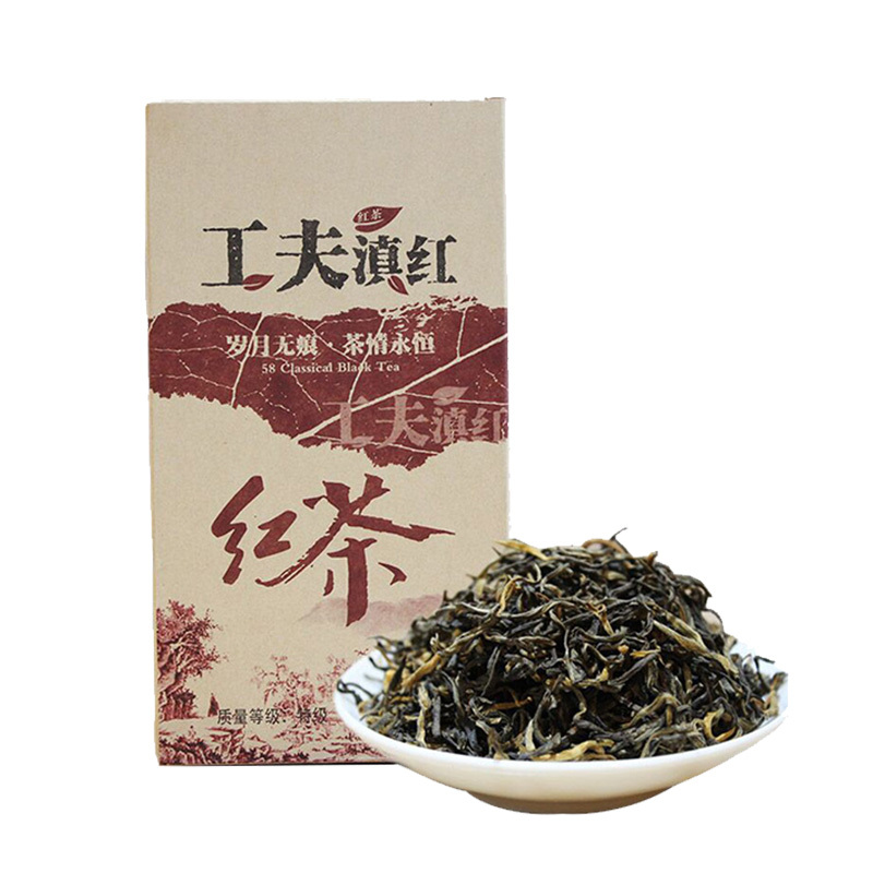 茗纳百川红茶 茶叶 云南凤庆滇红 2022年滇红散茶 奶茶调饮 特级工夫红茶250克