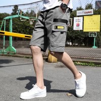 梵克公牛男夏季男士潮牌ins休闲国潮风学生子青少年多口袋常规大码大裤衩中裤