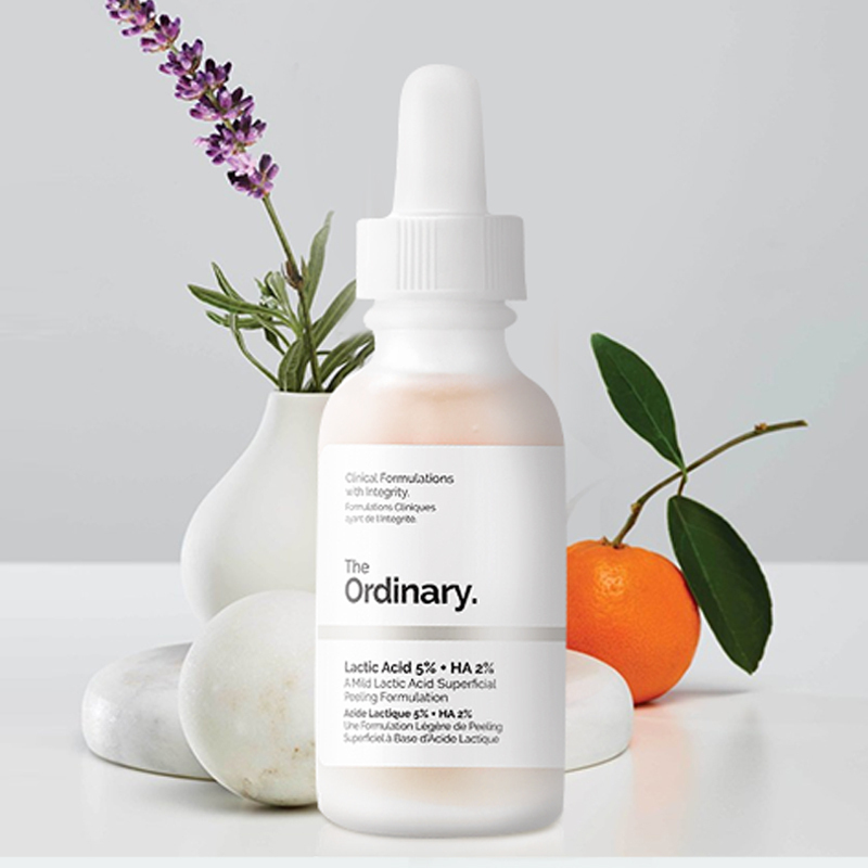 [温和去角质]THE ORDINARY 5% + HA 2% 温和乳酸去角质精华 30ml/瓶 祛除角质
