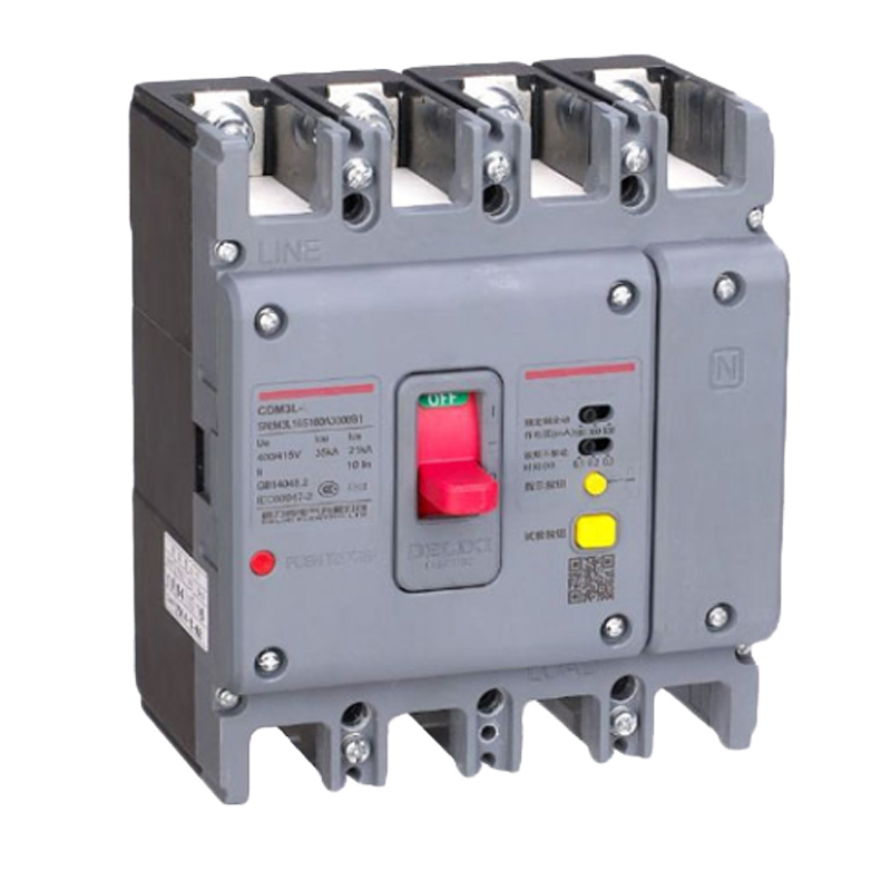 德力西 CDM3L-125S/4300A 100A 剩余电流动作保护器 AC220V 继电器型一体式 (计价单位:台)