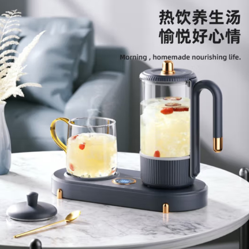 迈卡罗(Macaiiroos) 多功能养生壶套装 MC-YS06B 600ML高清大图