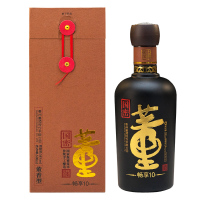 董酒(畅享10 )54度500ml单瓶装董香型白酒纯酿酿造
