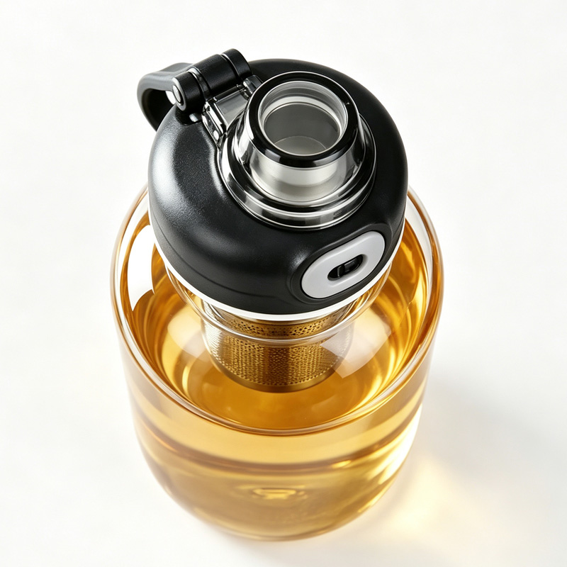耀豪坤茶水分离玻璃杯2000ML/个高清大图