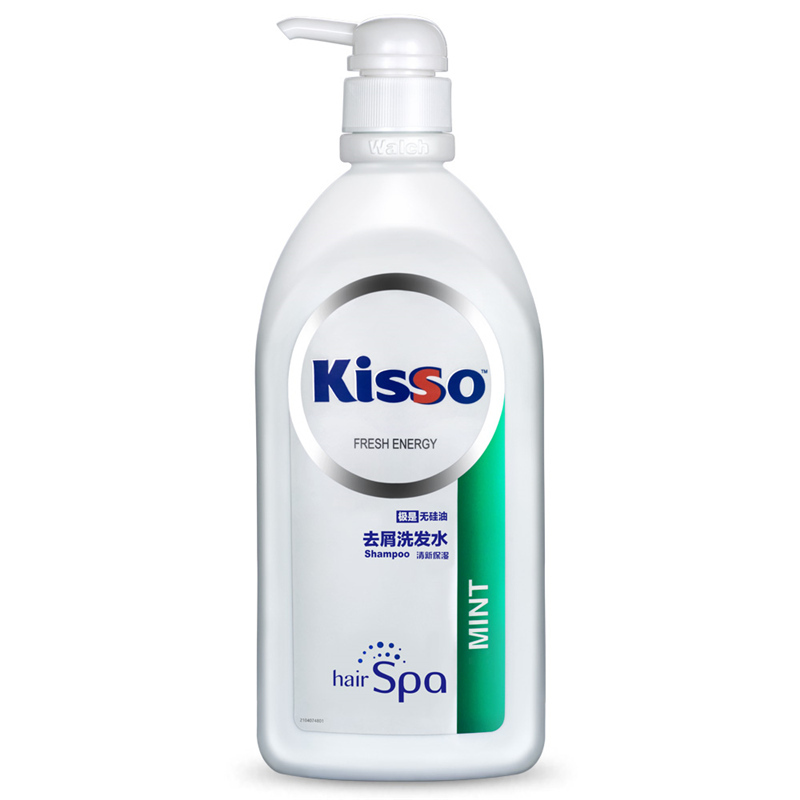 kisso极是无硅油去屑洗发水清新保湿400ml