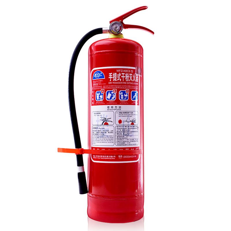 1kg干粉灭火器车载手提式灭火器4kg楼山龙雹干粉123458车载家用灭火器