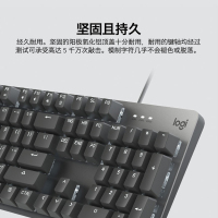 罗技(Logitech)K845机械键盘 有线办公键盘全尺寸 办公电脑打字专用 TTC青轴