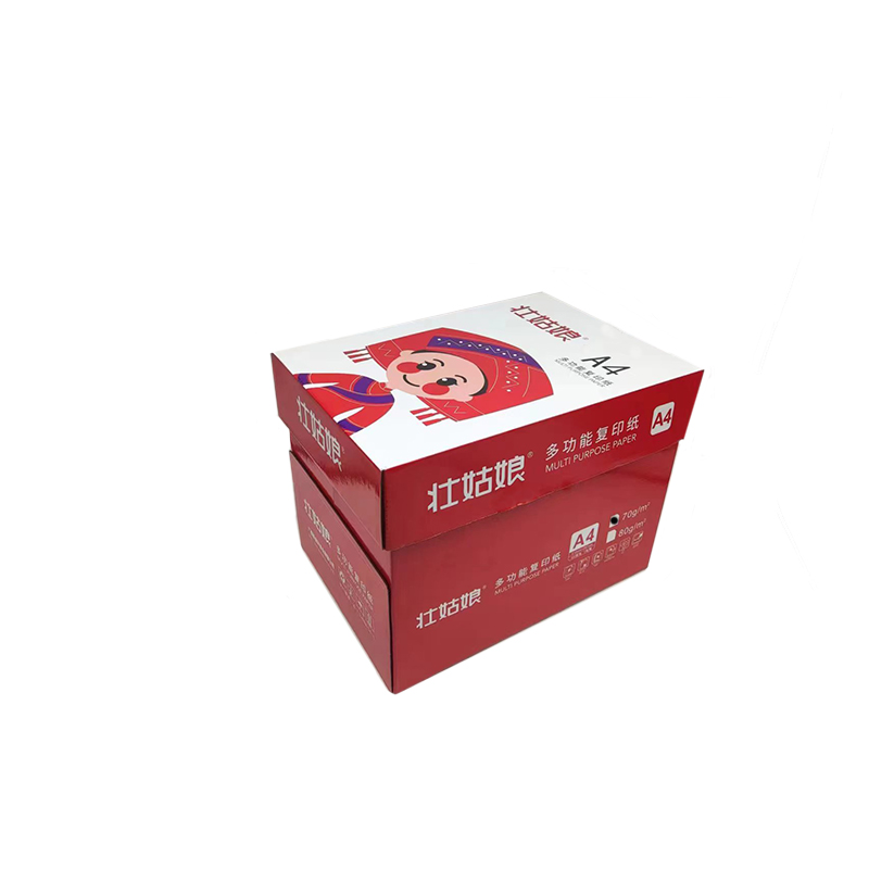 壮姑娘A4 70g 多工能复印纸 5包/箱,500张/包/2500张/箱高清大图