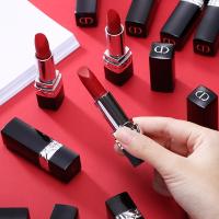 （专柜正品）迪奥口红 Dior 烈艳蓝金唇膏女士滋润口红999哑光/888/080/520/ 999#滋润正红