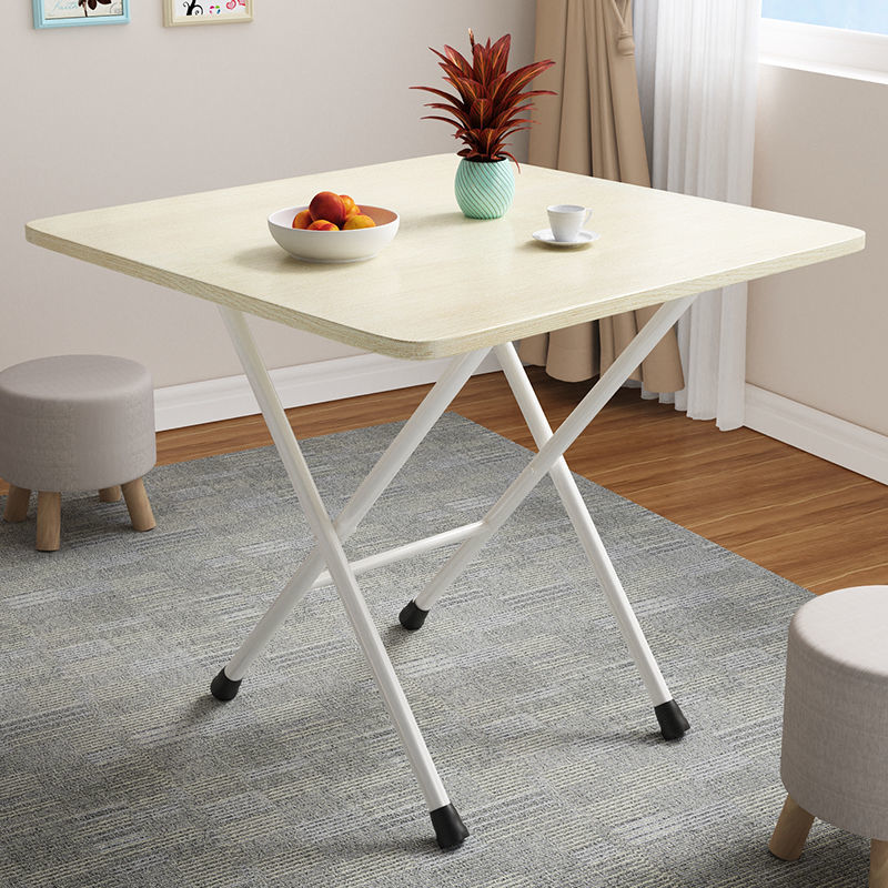 加固烤漆颜色随机50*30-50高 折叠桌子小型吃饭桌卧室家用小桌子出租