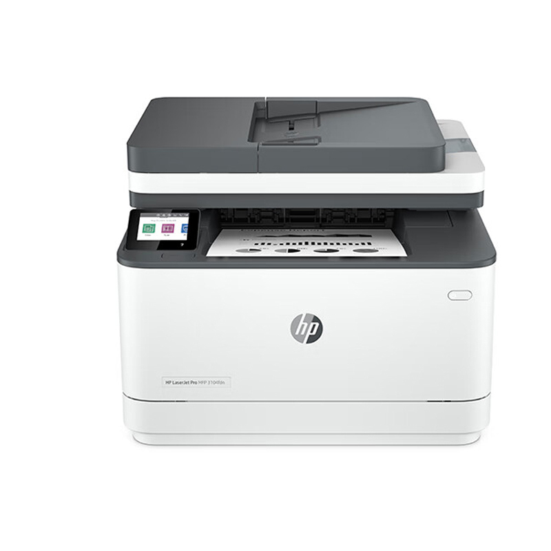 惠普(HP) MFP3104fdn自动双面黑白激光打印机一体机自动输稿 商用办公打印复印扫描一体机双面打印机惠普多功能一体机(打印复印扫描传真)替代227fdn 套餐三高清大图
