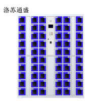 洛苏通盛智能手机柜存放柜存包柜储物柜60门透明款