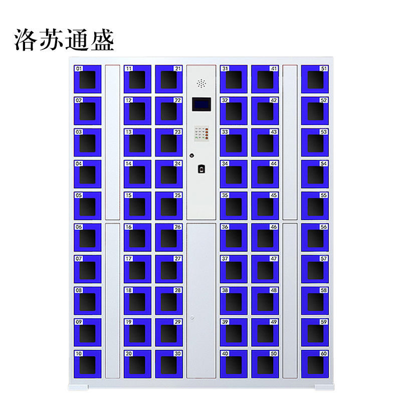 洛苏通盛智能手机柜存放柜存包柜储物柜60门透明款