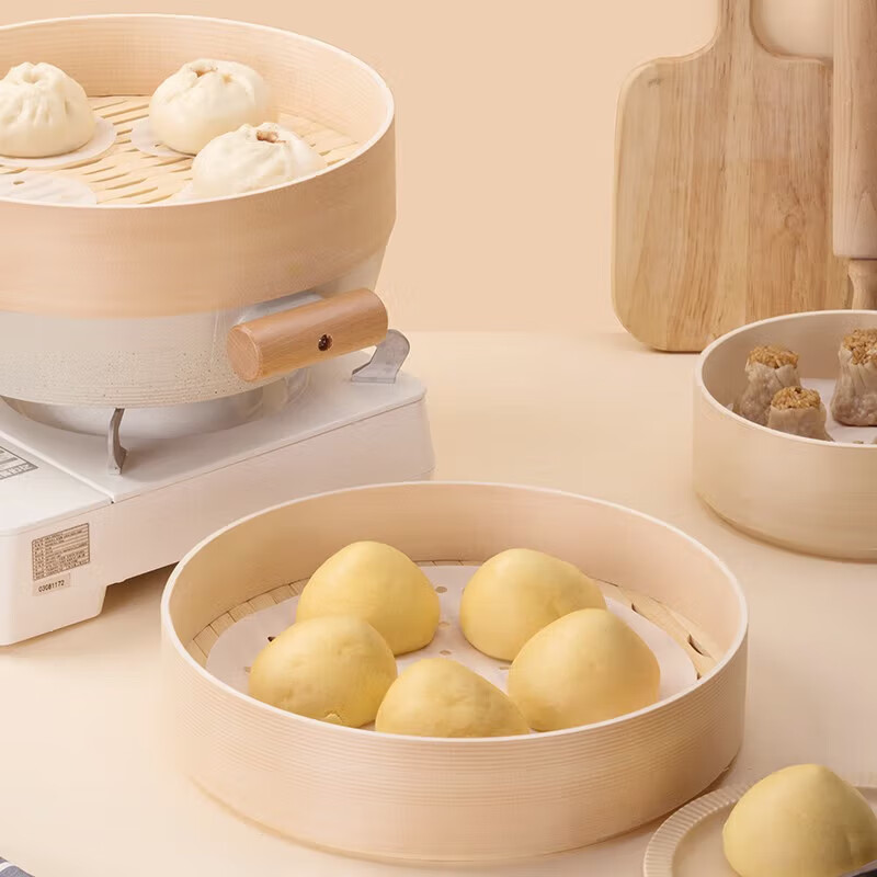 茶花(CHAHUA) 食品级烘焙专用本色硅油纸 多用蒸笼纸Φ20白色尺寸:Ø20高清大图