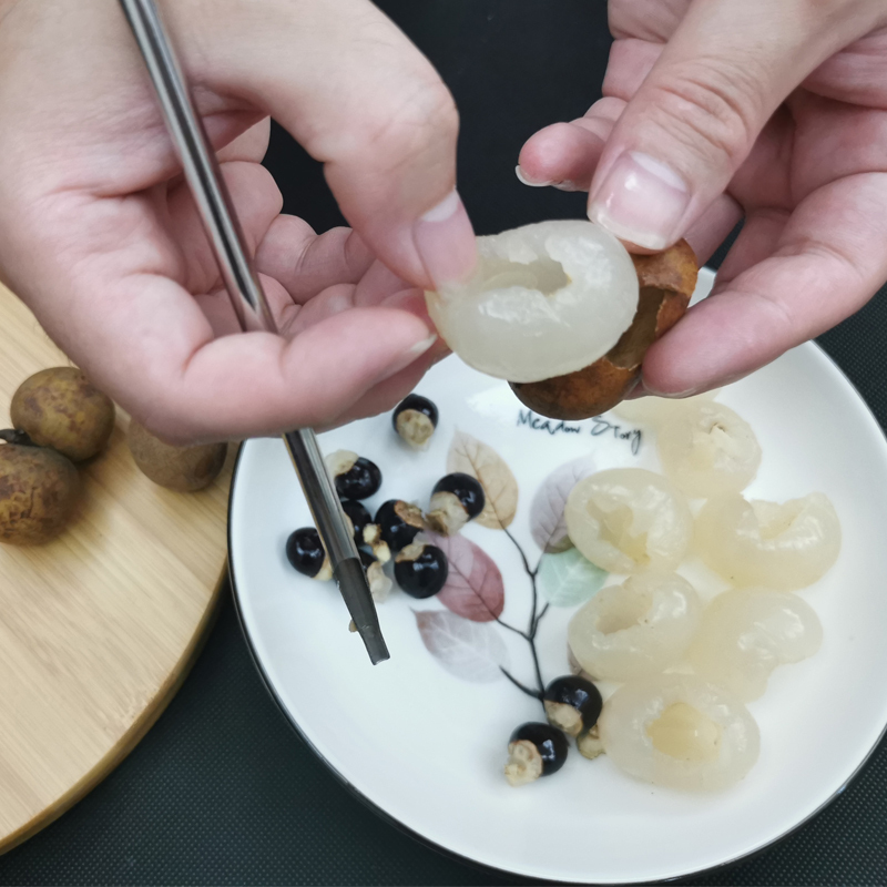 304不锈钢(1支) 304不锈钢龙眼器剥取挖挑龙眼核荔枝神器桂圆去核器挖龙眼肉商用