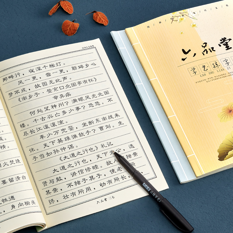 [隶书字帖1本]送练字礼包 [正版]篆书临摹字帖硬笔书法成人通用练字帖大学生钢笔描红初学者男生女生字体漂亮速成教程古诗词高清大图